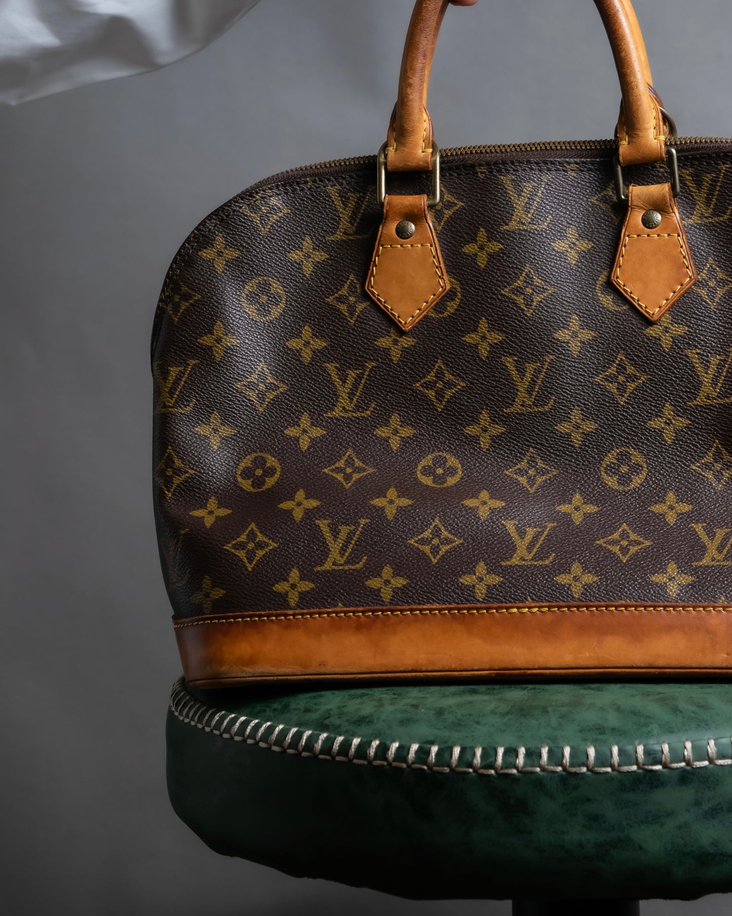 "LOUIS VUITTON" Alma series monogram pattern one handle bag