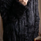 Vintage squirrel fur reversible maxi length coat