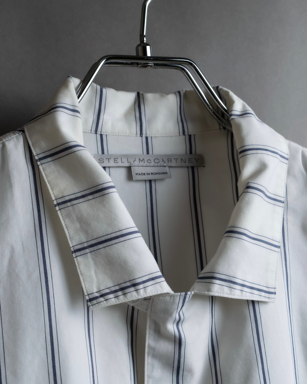 "STELLA McCARTNEY" 18SS Drag queen graphic design stripe shirt