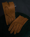 “Yves Saint Laurent” 80’s-90’s Hand-stitched peccary leather gloves