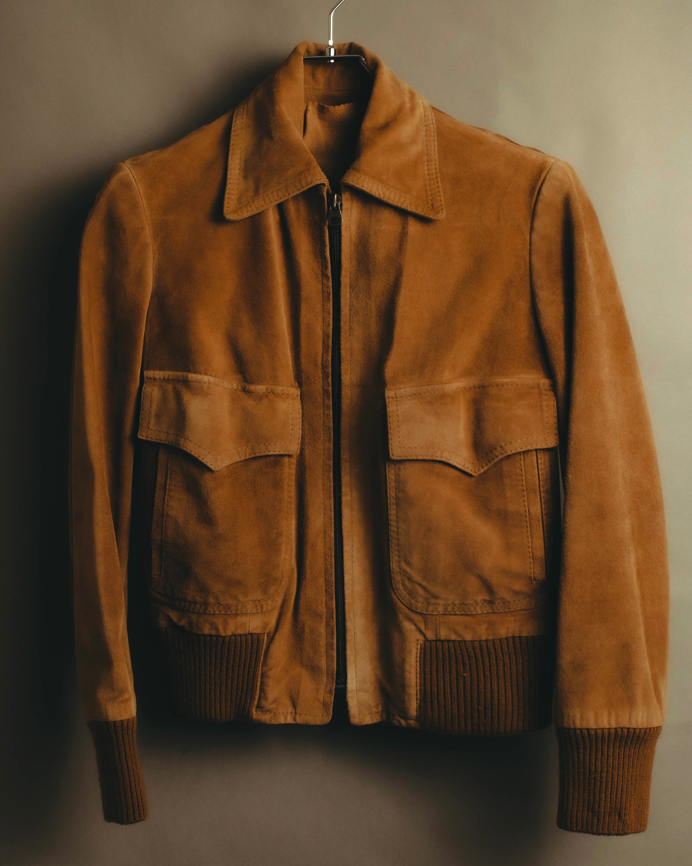 70〜80's GUCCI ジャケット GUCCI (グッチ) - スエード ボンバージャケット - ブラウン - 32 - 70s