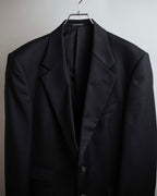 "YVES SAINT LAURENT" Classical tailoring shadow stripe pattern set up