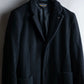 "COMME des GARCONS" Hook design wool blend chesterfield coat