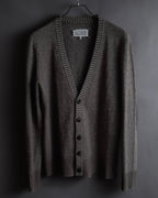 "MAISON MARGIELA" 13AW Patch accented low gauge wool cardigan