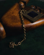 "CELINE" 80’s-90’s square stone pendant charm