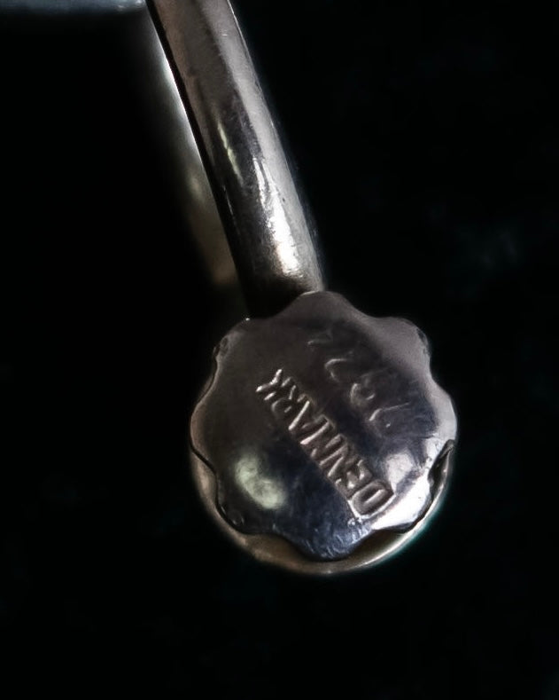 "GEORG JENSEN" Henning Koppel design sculptural silver earring