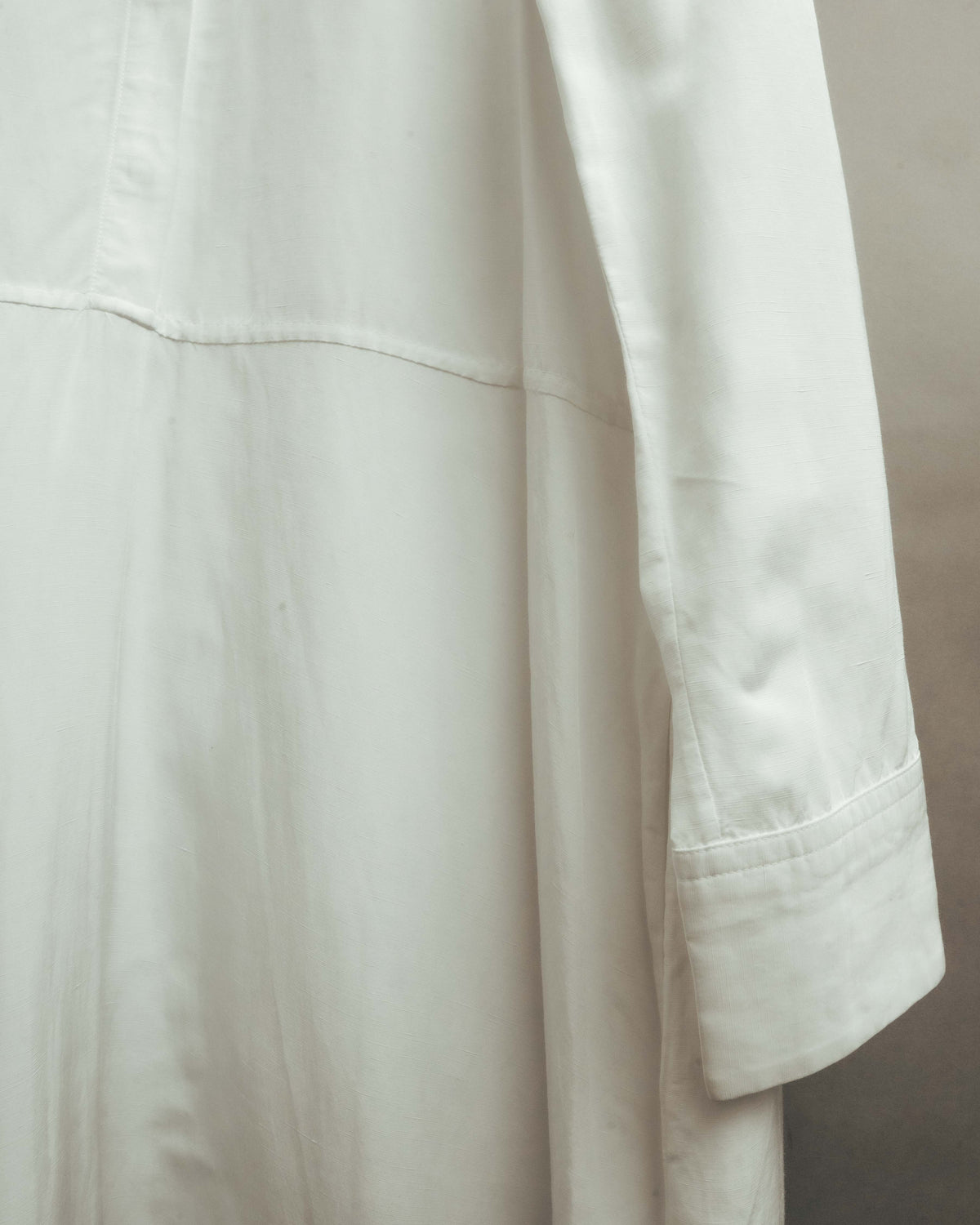 “JIL SANDER” Late 10’s-early 20’s Half-buttoned long shirt dress