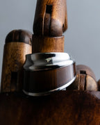 "HERMES" Maron Equus series silver ring