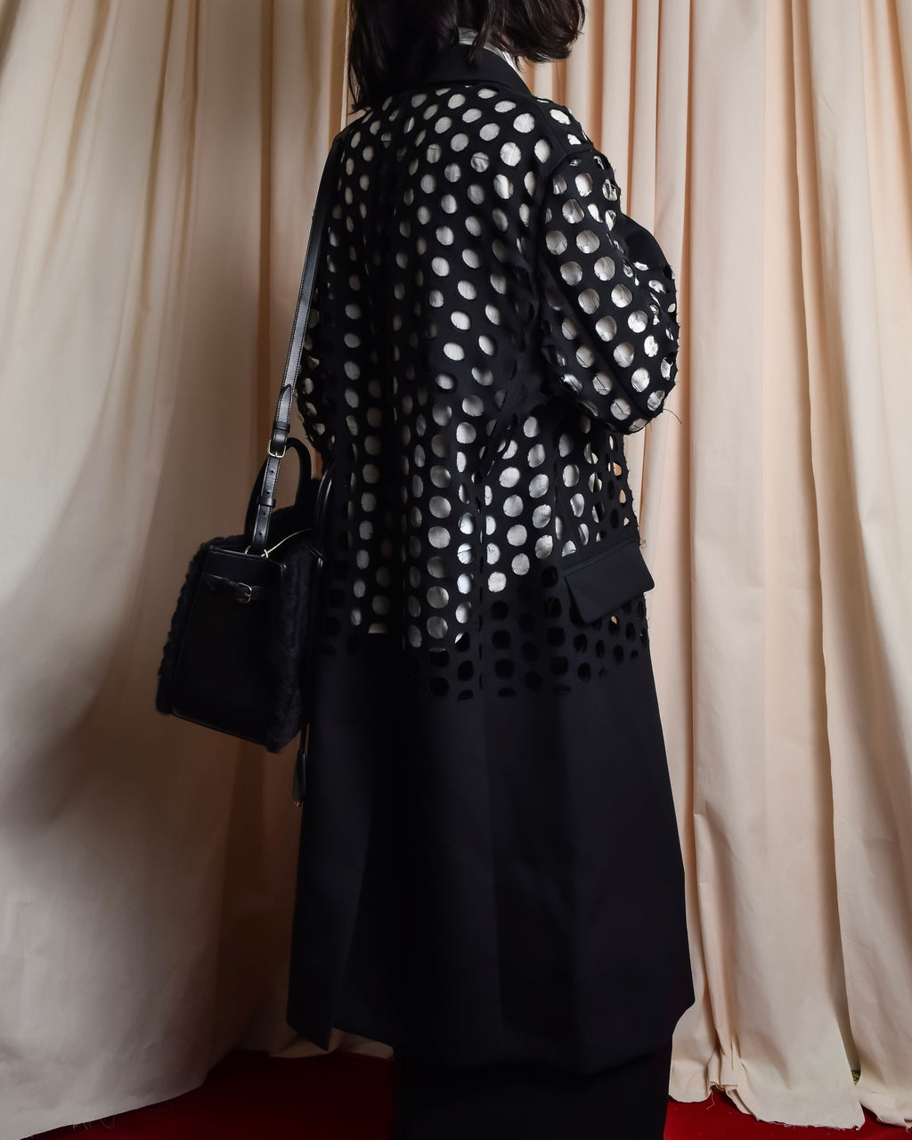 "MAISON MARGIELA" 20SS Cut-out layered structure long coat