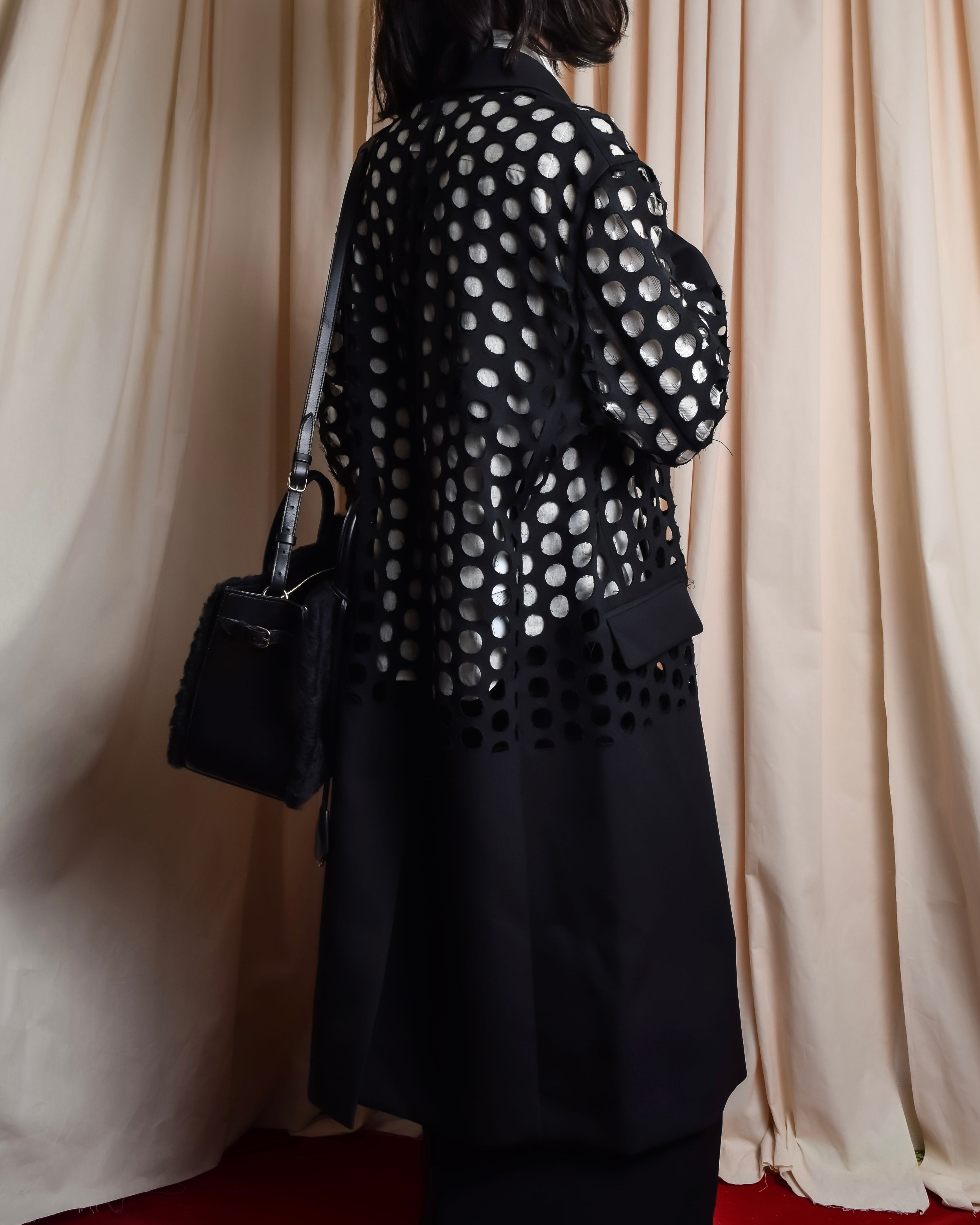 "MAISON MARGIELA" 20SS Cut-out layered structure long coat