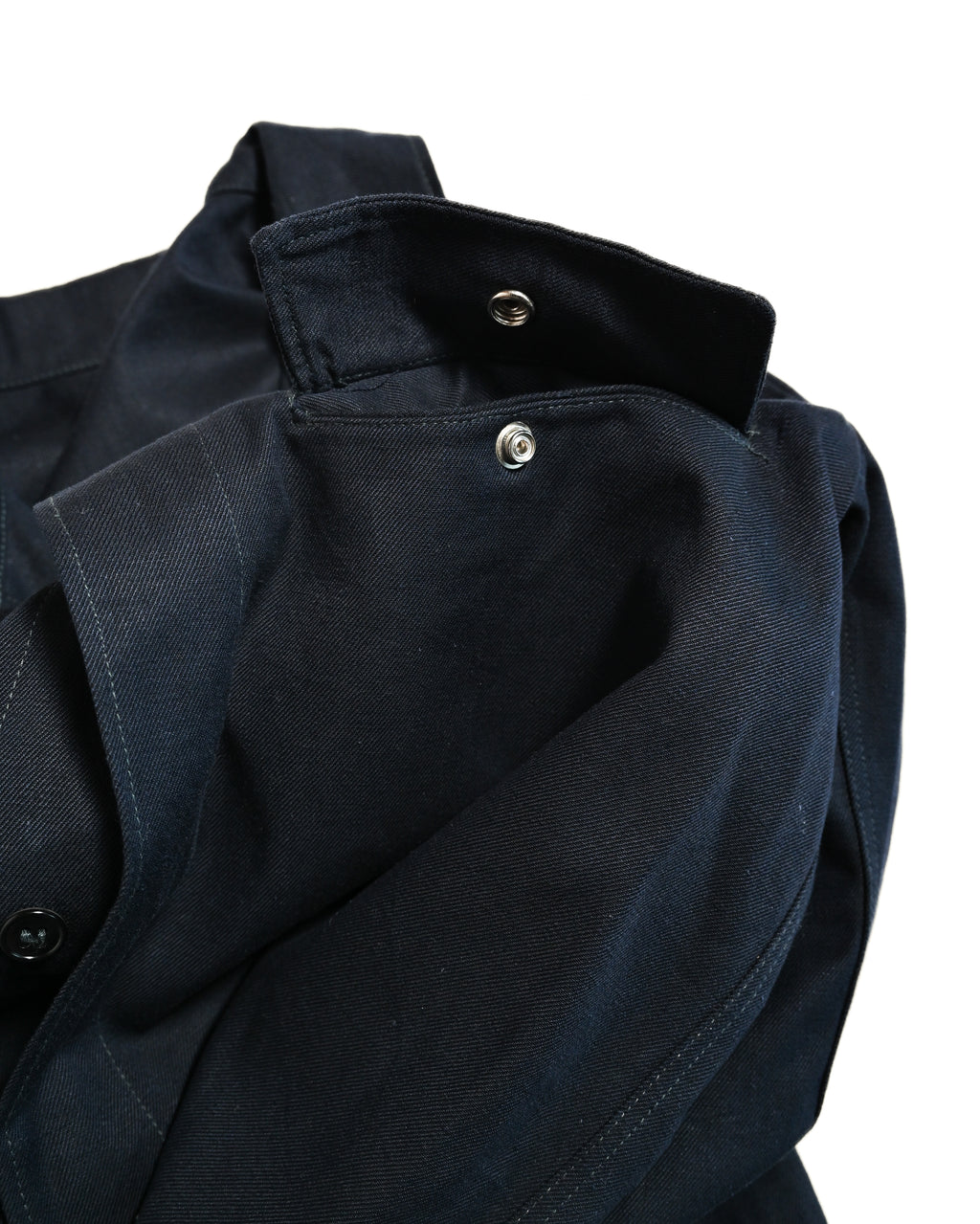 VINTAGE
/ Box Silhouette Cotton Jacket Navy