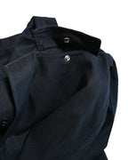 VINTAGE
/ Box Silhouette Cotton Jacket Navy
