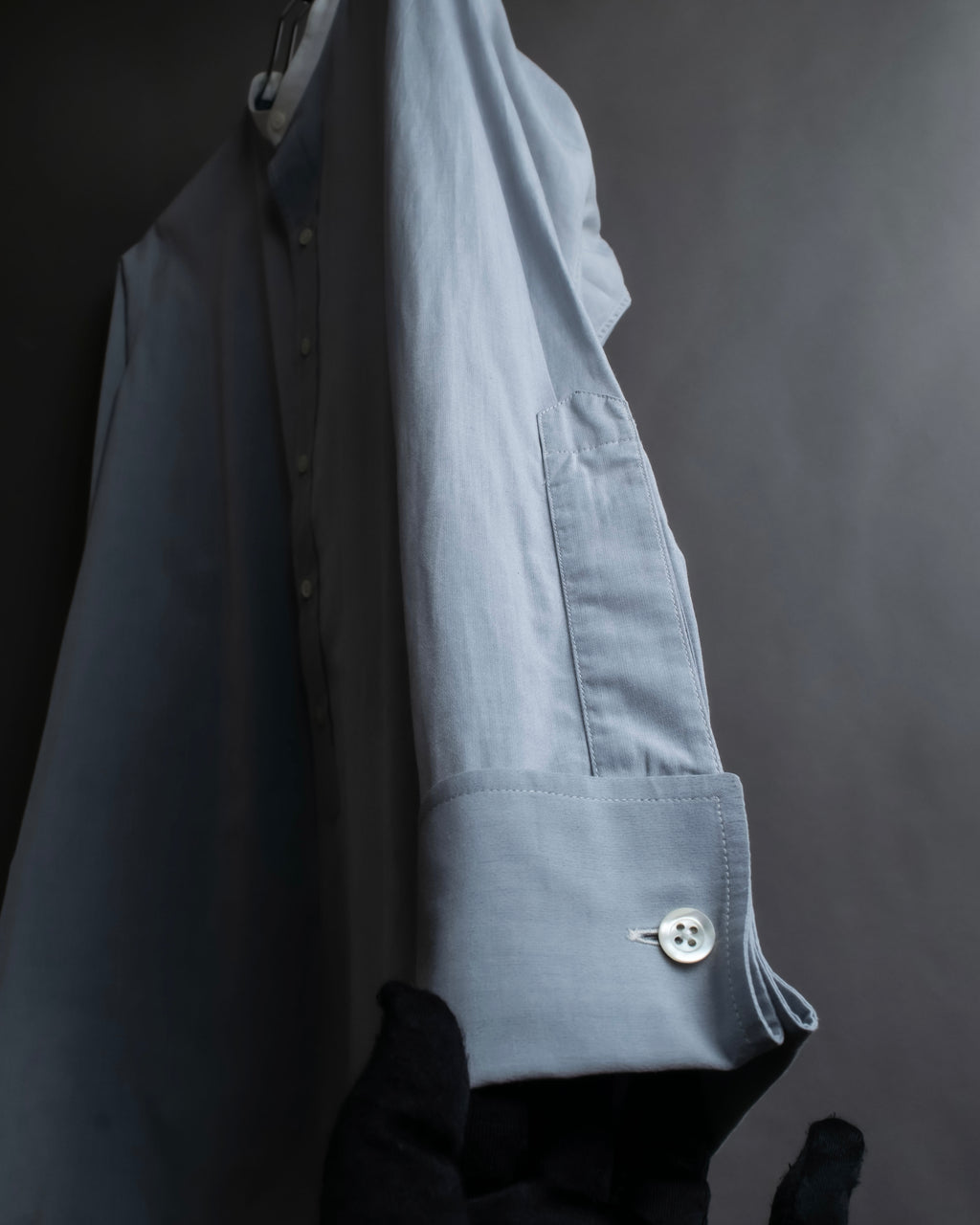 "MAISON MARGIELA" 21SS Long tail design band collar shirt