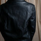 "Acne" Beautiful shape genuine leather double riders jacket