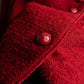 "Salvatore Ferragamo" Vivid red color wool mix tailored jacket