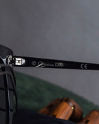 "Christian Dior" Metal frame layered cat-eye sunglasses