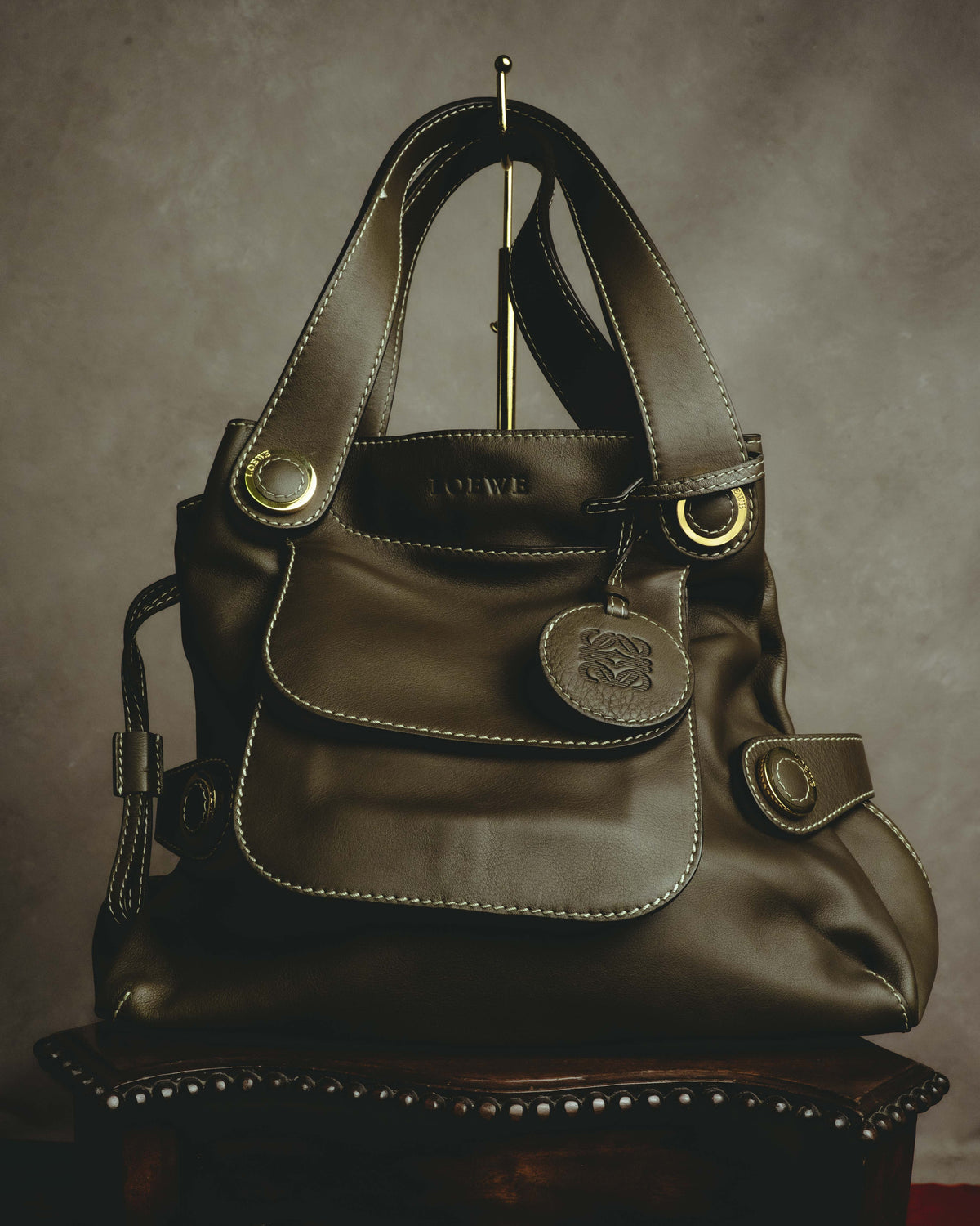 "LOEWE" 00's Slouchy leather shoulder bag