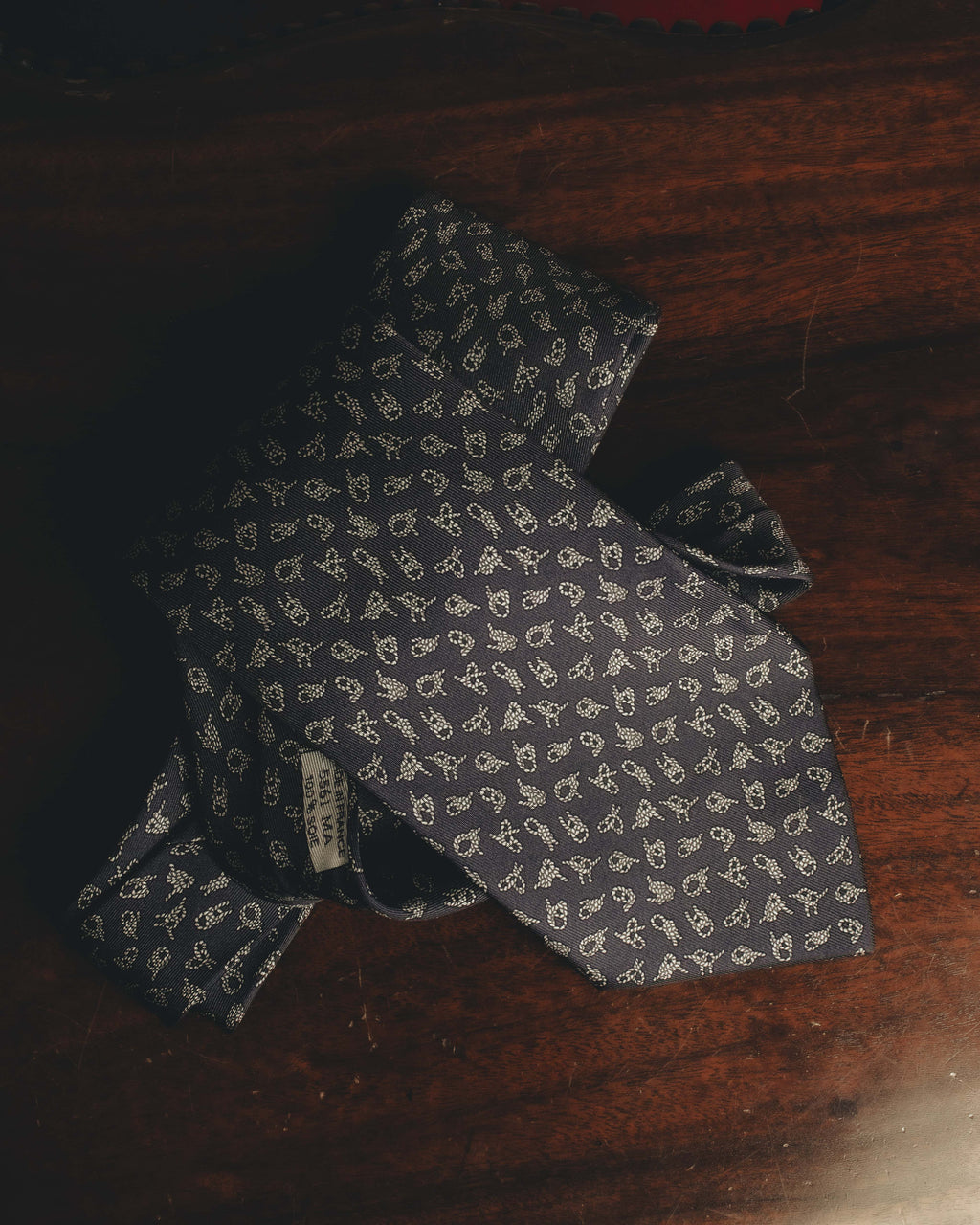 "Hermès" 80's-90's Classic jacquard silk necktie