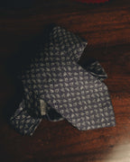 "Hermès" 80's-90's Classic jacquard silk necktie