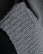 "GUCCI" Cashmere brand double zipper blouson