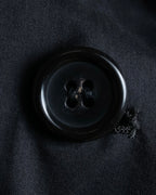 "Christian Dior" Straight line draping silk chester coat