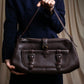 "LOEWE" Senda Brown Leather Handbag