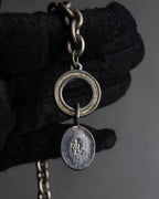 "Ralph Lauren" Circular toggle motif design silver bracelet