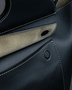 "BURBERRY" Suede switching design 2way shoulder bag