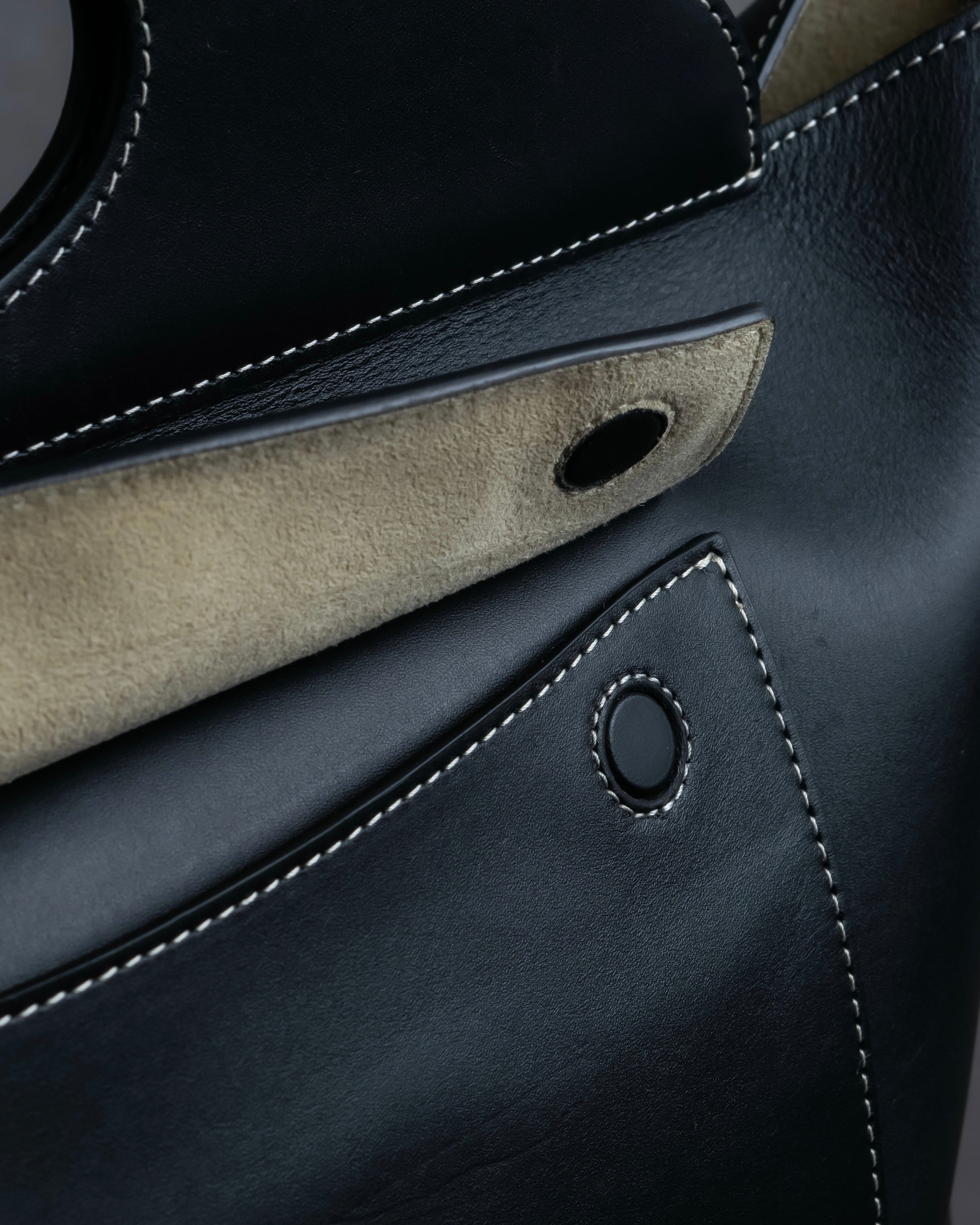 "BURBERRY" Suede switching design 2way shoulder bag