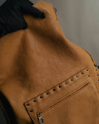 "BOTTEGA VENETA" 00's-10's Grained leather messenger bag