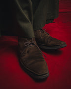 -SPECIAL- “HERMÈS” 1998-2003 Suede square toe chukka boots