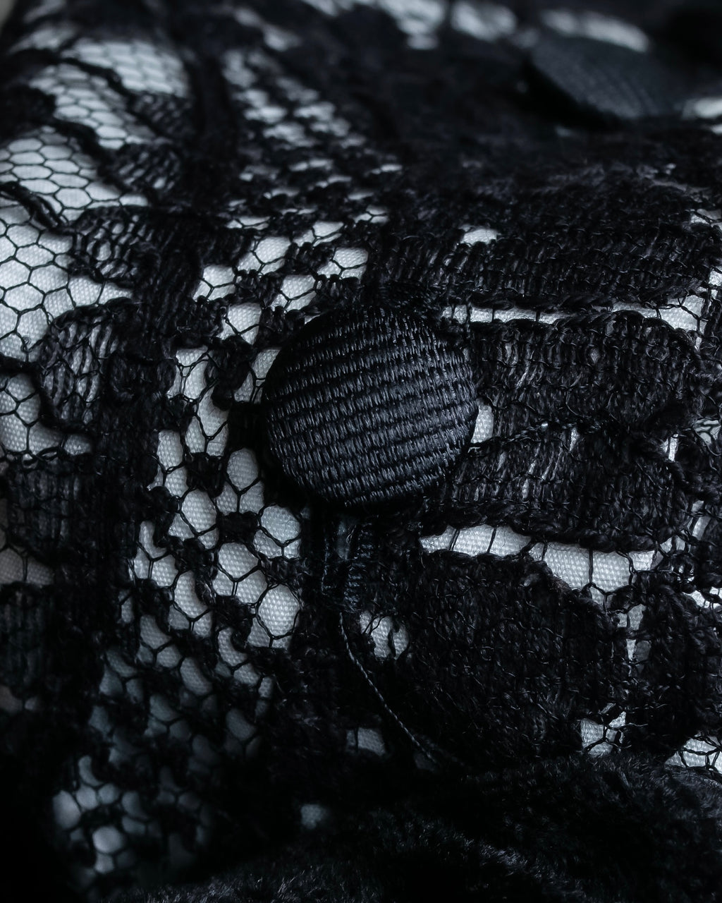 "Dolce &amp; Gabbana" Flower engraved lace design shape fit shirt