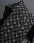"ARMANI COLLEZIONI" Houndstooth wool necktie