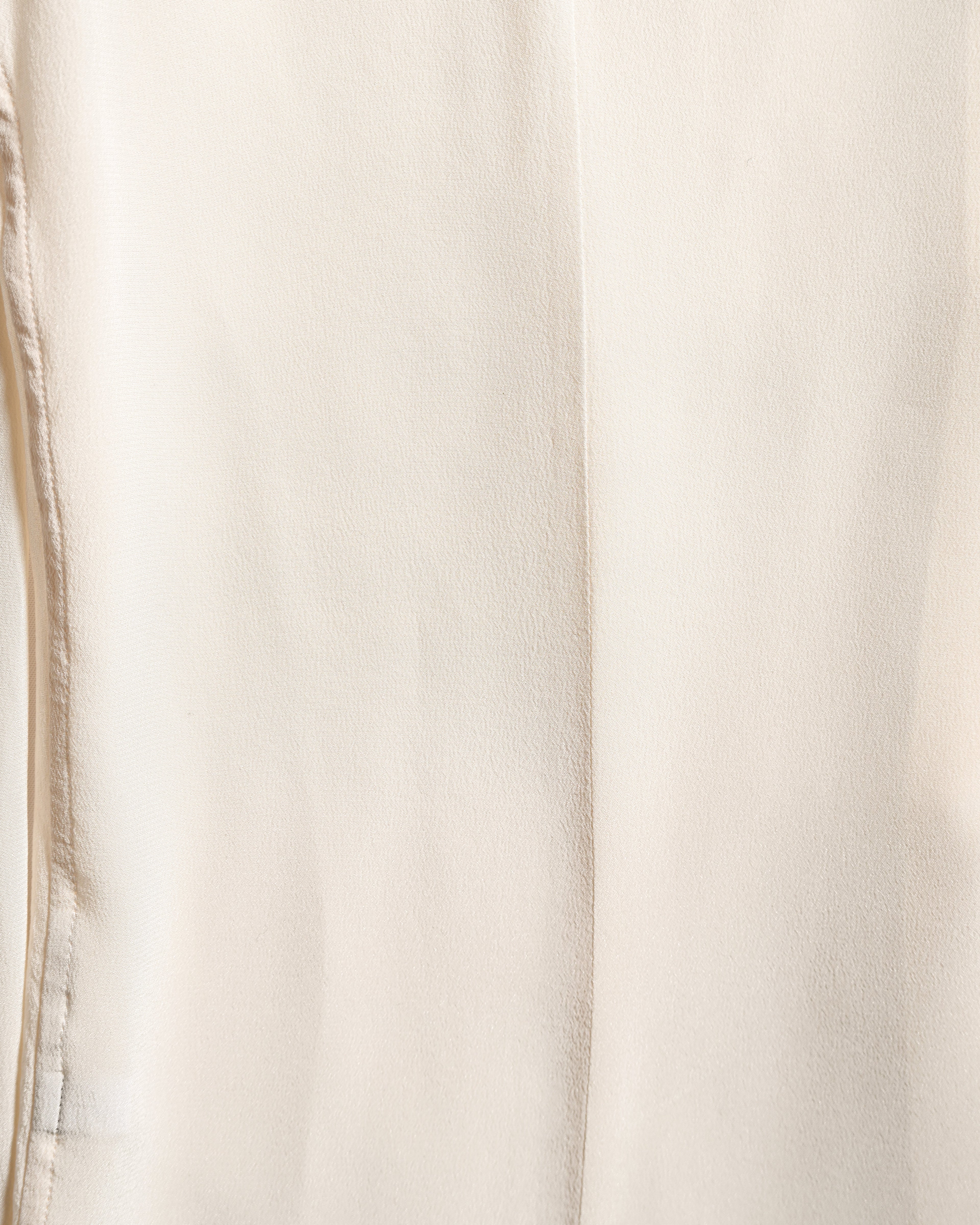LOEWE by Jonathan Anderson/ Front Rope Trim Designed Dress Shirt Ivory