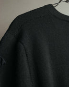 -SPECIAL- “HERMÈS” 90’s-00’s Cashmere wool v-neck knit