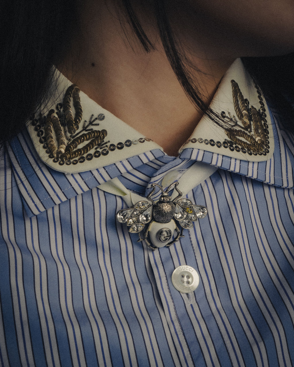 –SPECIAL– “GUCCI” 2017- crystal bee brooch