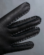 "Antonio Murolo" Deerskin signature leather gloves