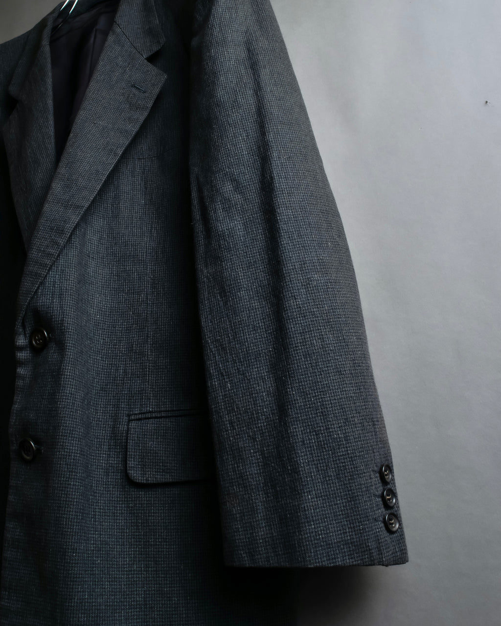 "COMME des GARCONS HOMME" 03SS fine all-over pattern cotton tailored jacket