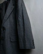 "COMME des GARCONS HOMME" 03SS fine all-over pattern cotton tailored jacket