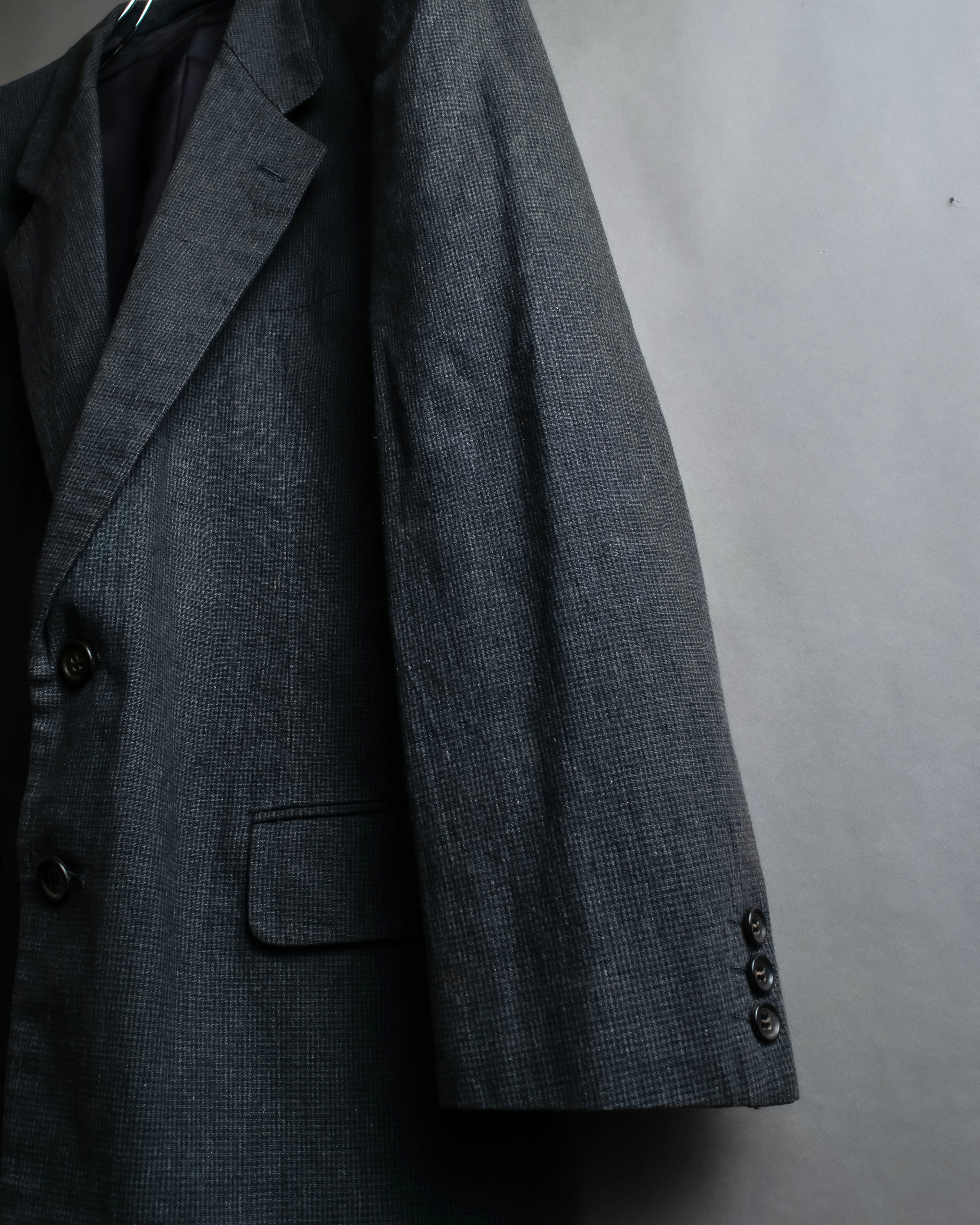 "COMME des GARCONS HOMME" 03SS fine all-over pattern cotton tailored jacket