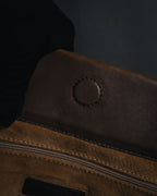 "MAURO GOVERNA" 00’s-10’s lamb leather belted draped bag