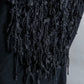 "BOTTEGA VENETA" Organza &amp; fringe design sleeveless dress