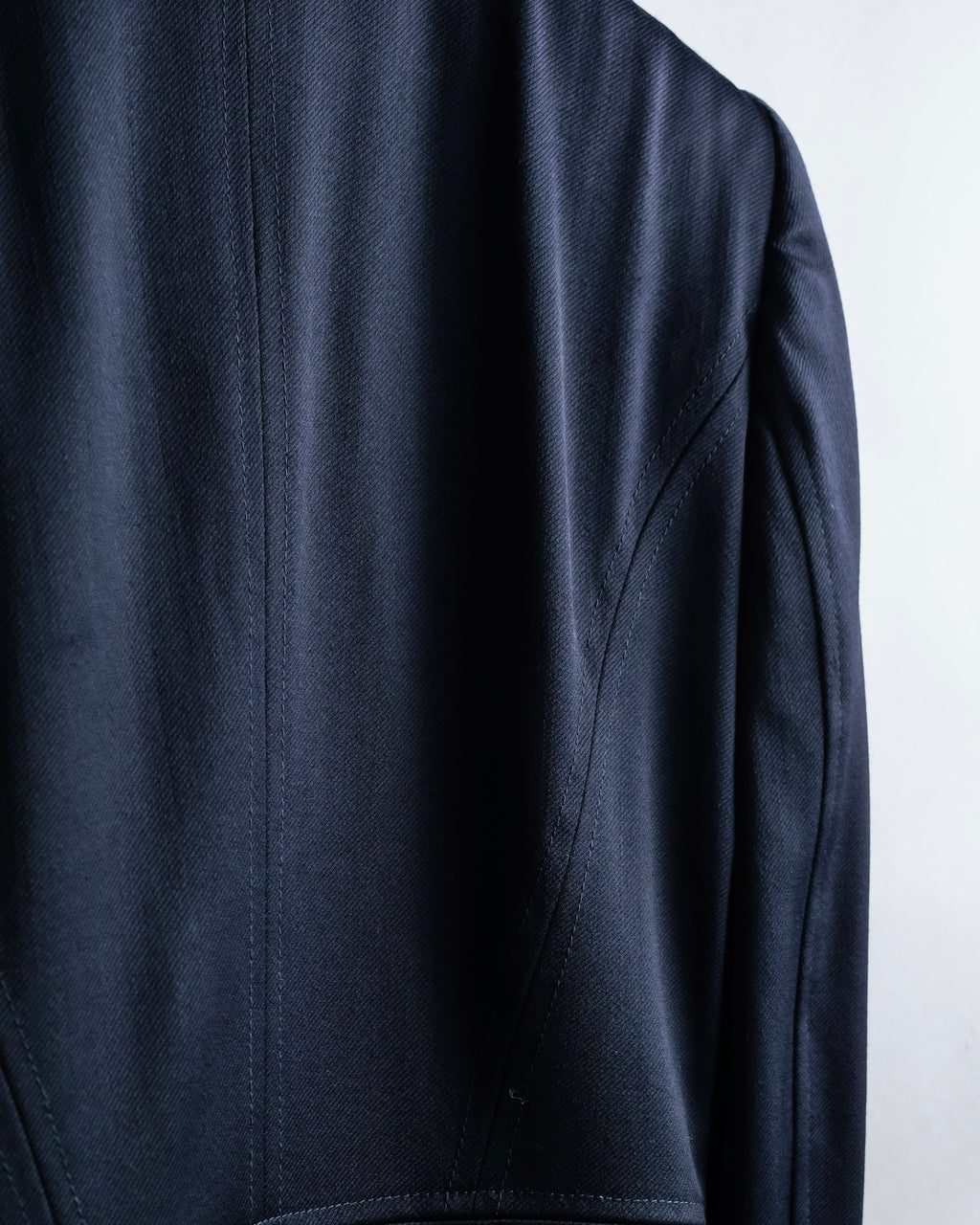 "GUCCI" Shawl collar glossy black jacket