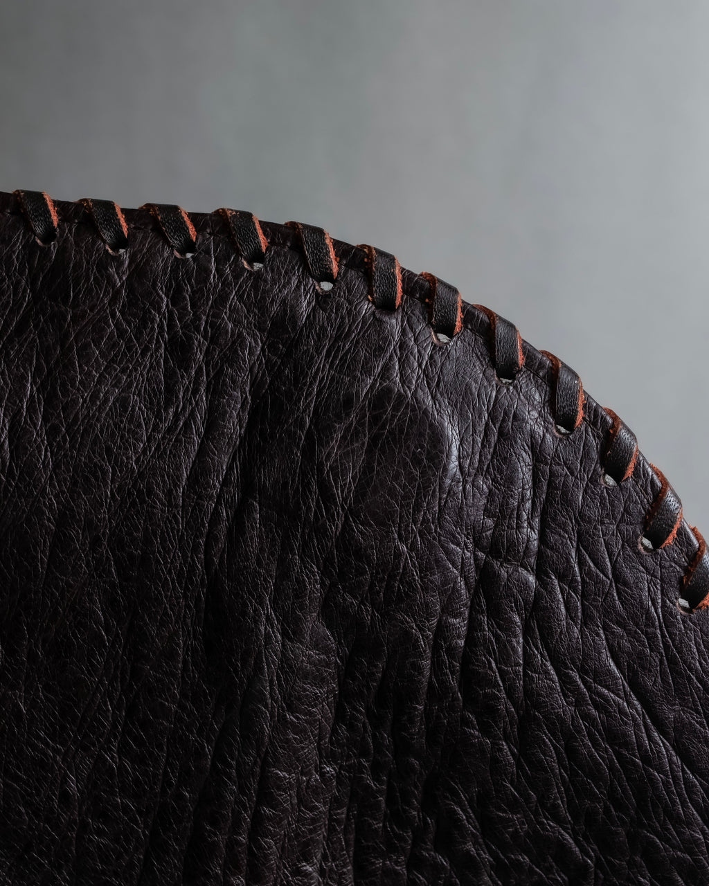 "Vintage JRA standard ostrich leather bag"