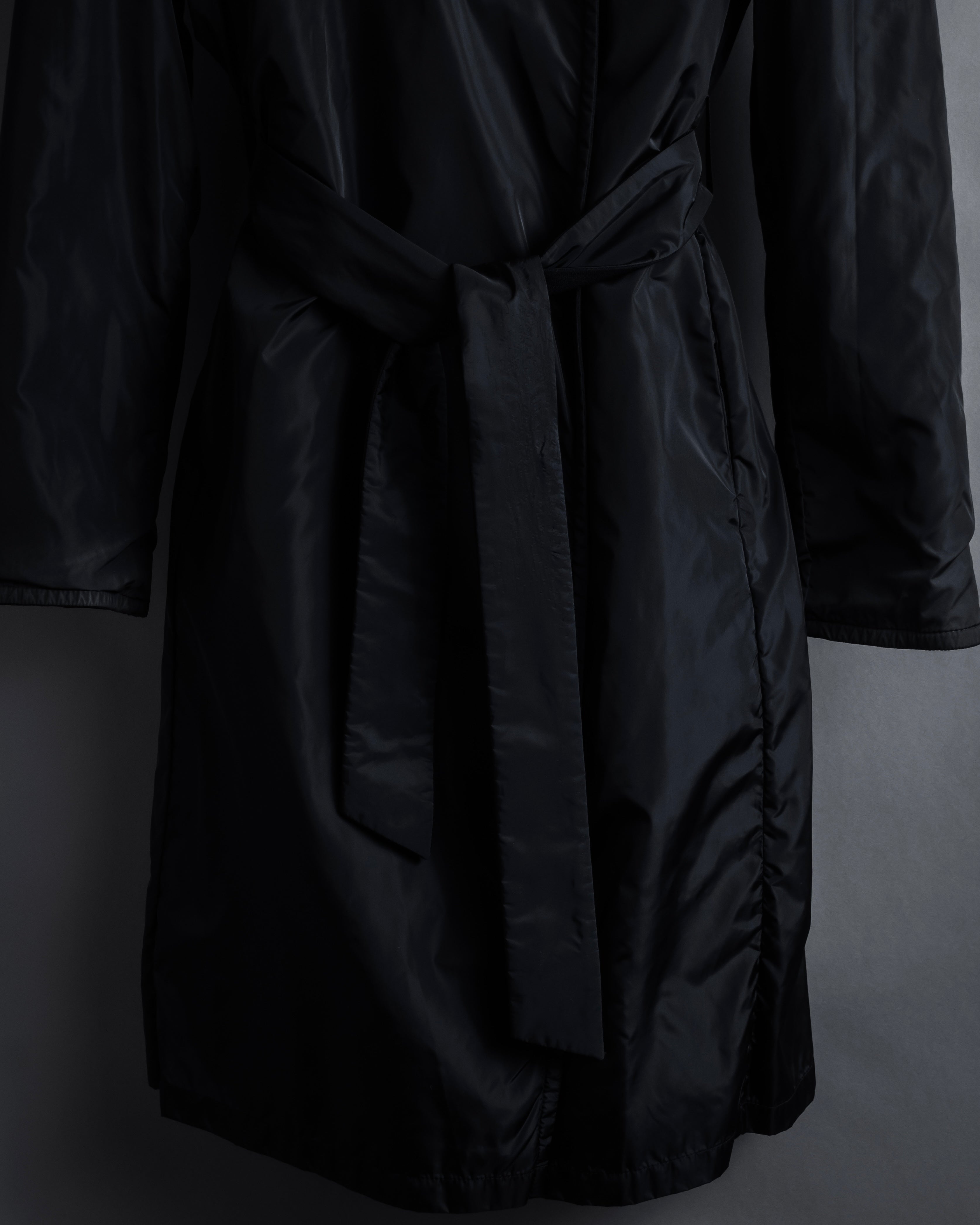 "Max Mara" Reversible belted collar coat