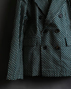 "MARNI" Geometric pattern double-breasted tailored jacket