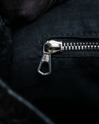 “Balenciaga”  navy cavas xs hand bag