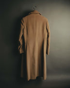 “MaxMara” 90’s-00’s Angora blend double breasted long coat