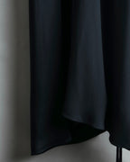 "MARNI" Drawstring design maxi length draping skirt