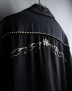 "Vintage Western detail shirt jacket"